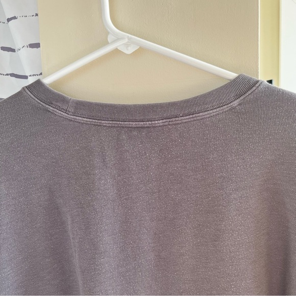 PINK crewneck sweatshirt varsity sweater logo victorias secret sweater gray grey - Picture 6 of 10